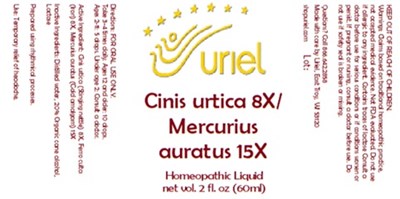 Cinis Urtica 8x. Mercurius Auratus 15x Liquid (Cinis Urtica 8x. Mercurius Auratus 15x Liquid)